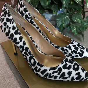 Leopard print heels